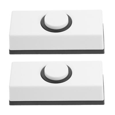 2 Peças Interruptor de Campainha Vintage de Parede Botão de Pressão de Reposição Conexão Estável para Sistema de Campainha de Entrada de Garagem Residencial