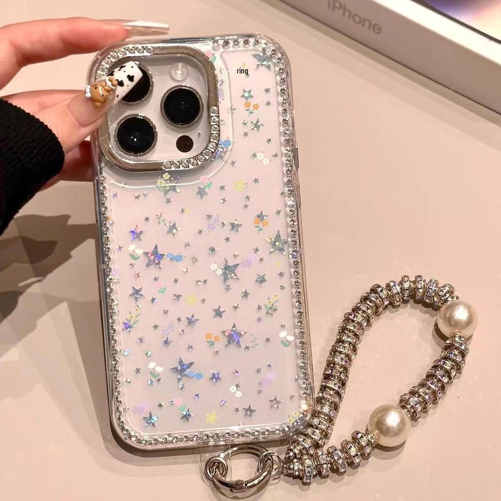 High-End Rhinestone Star Drop-Proof Case for iPhone 17 Pro Max / iPhone 16 Pro