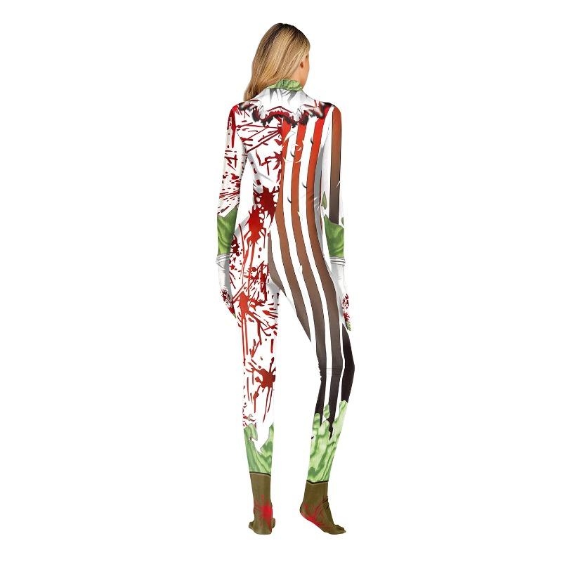 Art The Clown Cosplay Movie Costume Halloween Carnival Bodysuits Scary Fancy Day of The Dead Dress Up Party