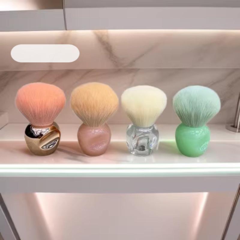 

Cream Style Soft Hair Nail Art Dust Brush & Polishing Tool OPP Bag