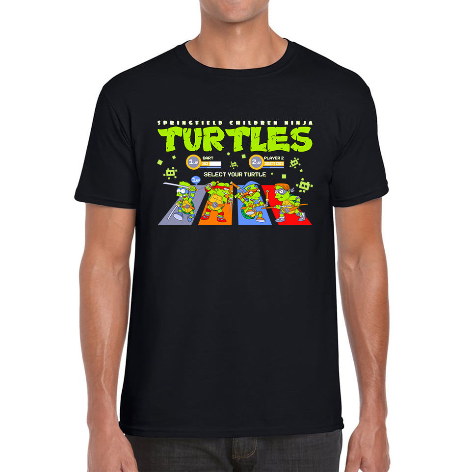 

Springfield Children Green Turtles Select Your Turtle Cartoon Spoof Lovers Gift Mens Tee Top S