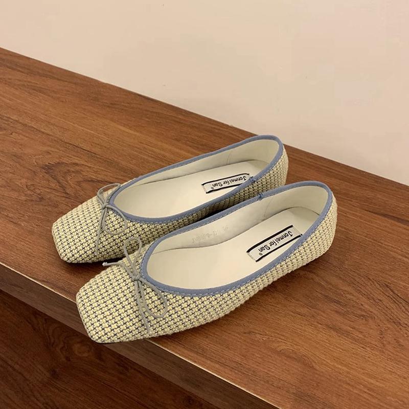 

Мода SUOJIALUN Весна Новые Женские Балетки Мода Круглый Носок Мелкие Слипоны Балетки Мягкий Плоский Каблук Уличные Платье Балетки Шо 35 розовый