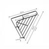 Stainless Steel Sink Corner Rack Anti-Rust Punch-Free Dish Drying Rack Quick Water Drainage Hollowed Dishcloth Sponge Stand