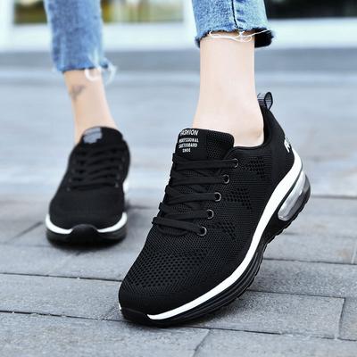Women's Sports Shoes Fashion Flying Woven Breathable Mesh Shoes Lightweight Large Size35-42 Women's Shoes