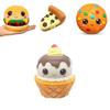 Charming Squishy Dessert Ice Cream Cone Pu Cookie And Waffle Pizza Foam Toy