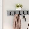 Wall Mounted Nightstand Concrete Grey 100 x 10.5 x 10.5 cm