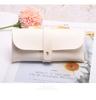 Portable New Style Leather Glasses Case Soft Bag Fashionable Trendy Sunglasses Single Buckle PVC Leather DS-05