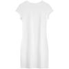 Calvin Klein Simple White Summer Collection Embroidered Letter Casual Cotton Comfortable Round Neck White Short Sleeve Dress Women dresses 40WI334