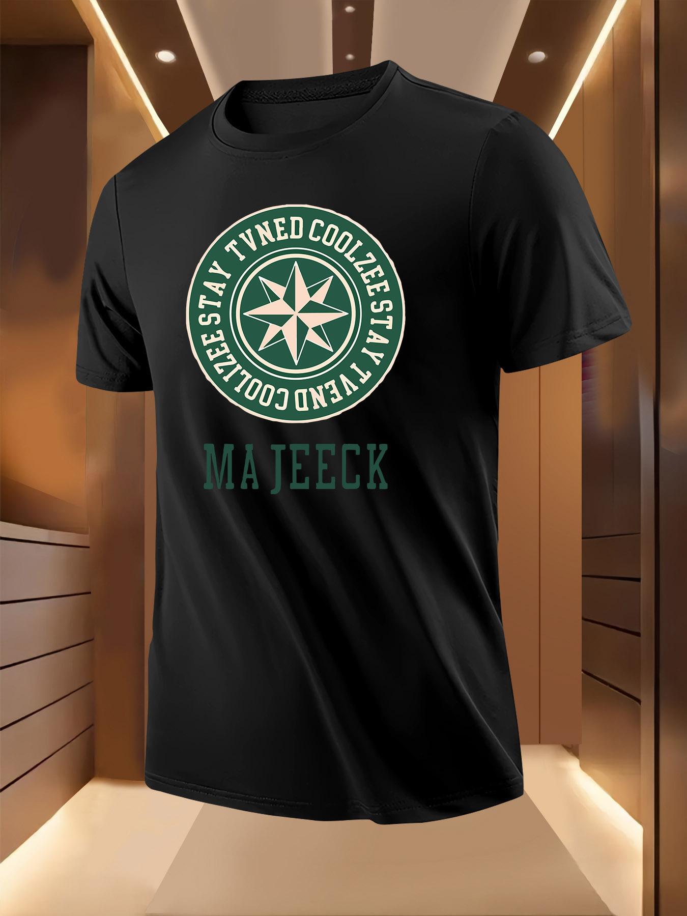 Short Sleeve Tshirt - Light Grey with Bold Green MAJEKCK ... XXXXL