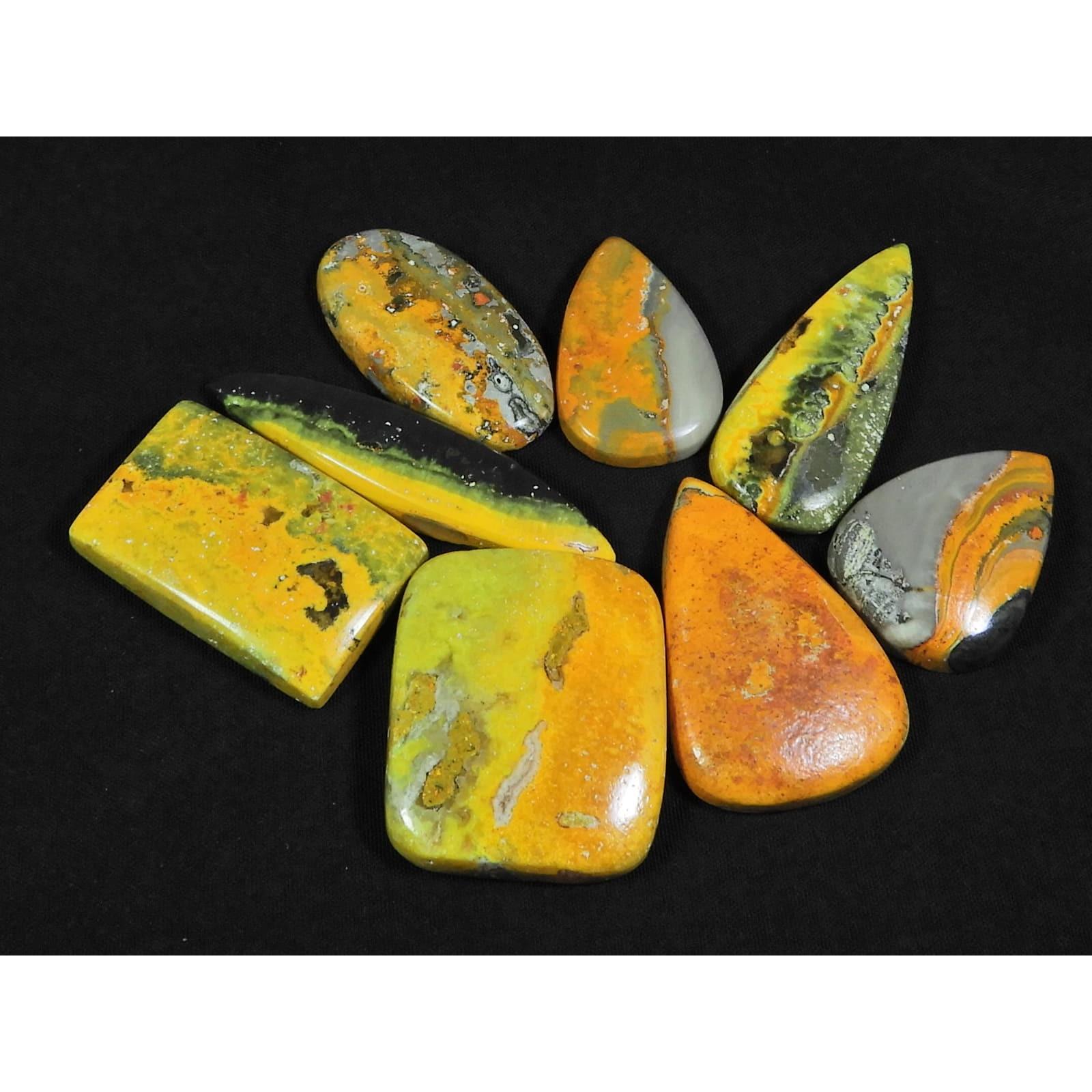 

18X26-24X39ММ Натуральный Яшма Шмель Микс Кабошон Свободный Драгоценный Камень Лот 7 Шт C-96