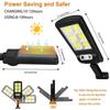 Solar Powered Wall Light Waterproof Security Wall Lighting Tool Solar Street Light  Courtyard