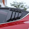 For Mazda 3 Hatchback Sedan      Rear Triangle Window Louvers Vent Cover Shutter Trim Frame Car Accessories