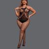 Bodysuit Suspender Hollow Out Plus Size Women's Clothing Open Cut Thin Style Perspective Sexy Shoppings  Sexy Clothes Woman