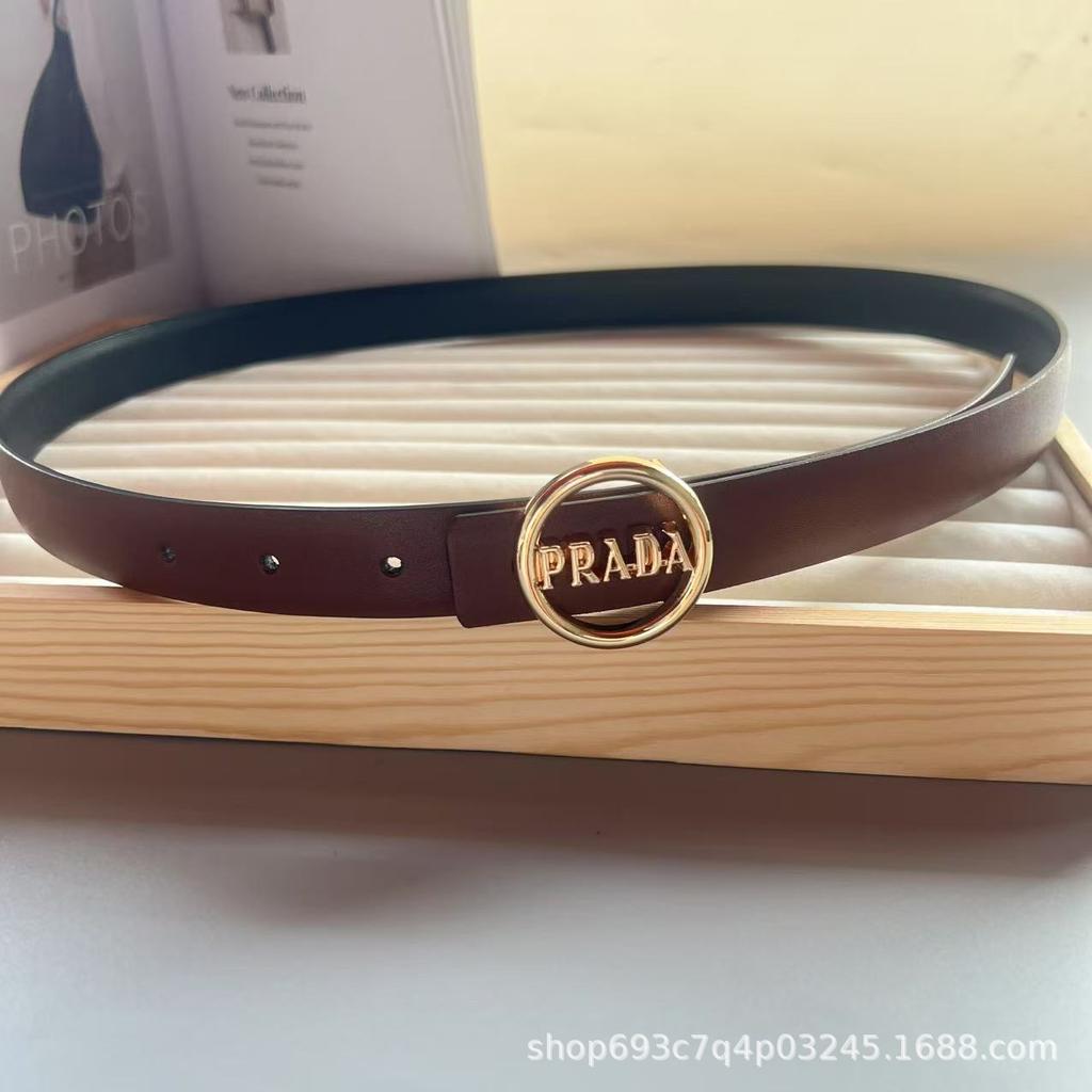 2,5cm dámský kulatý pásek s přezkou a designem písmen - Univerzální, Jednoduchý, Více barevných variant