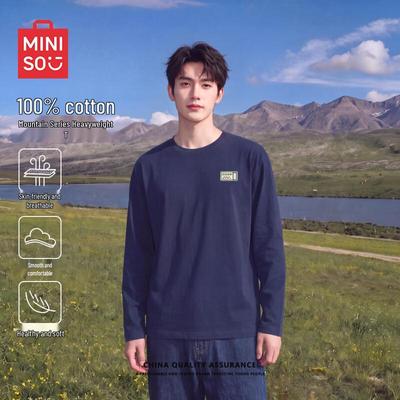 Men's Heavyweight Pure Cotton Long Sleeve T-Shirt