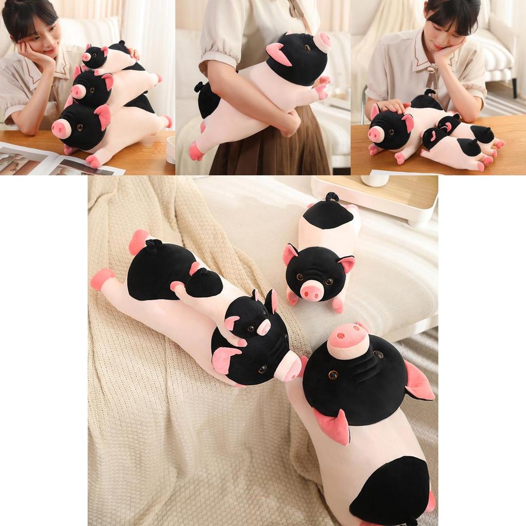 Adorable Cute Miniature Pig Plush Doll Cozy Soft Stuffed Animal For Girls Dorm Room