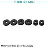 ACROPIX Motorcycle Rubber Side Cover Grommets for Suzuki GS125 6pcs Black