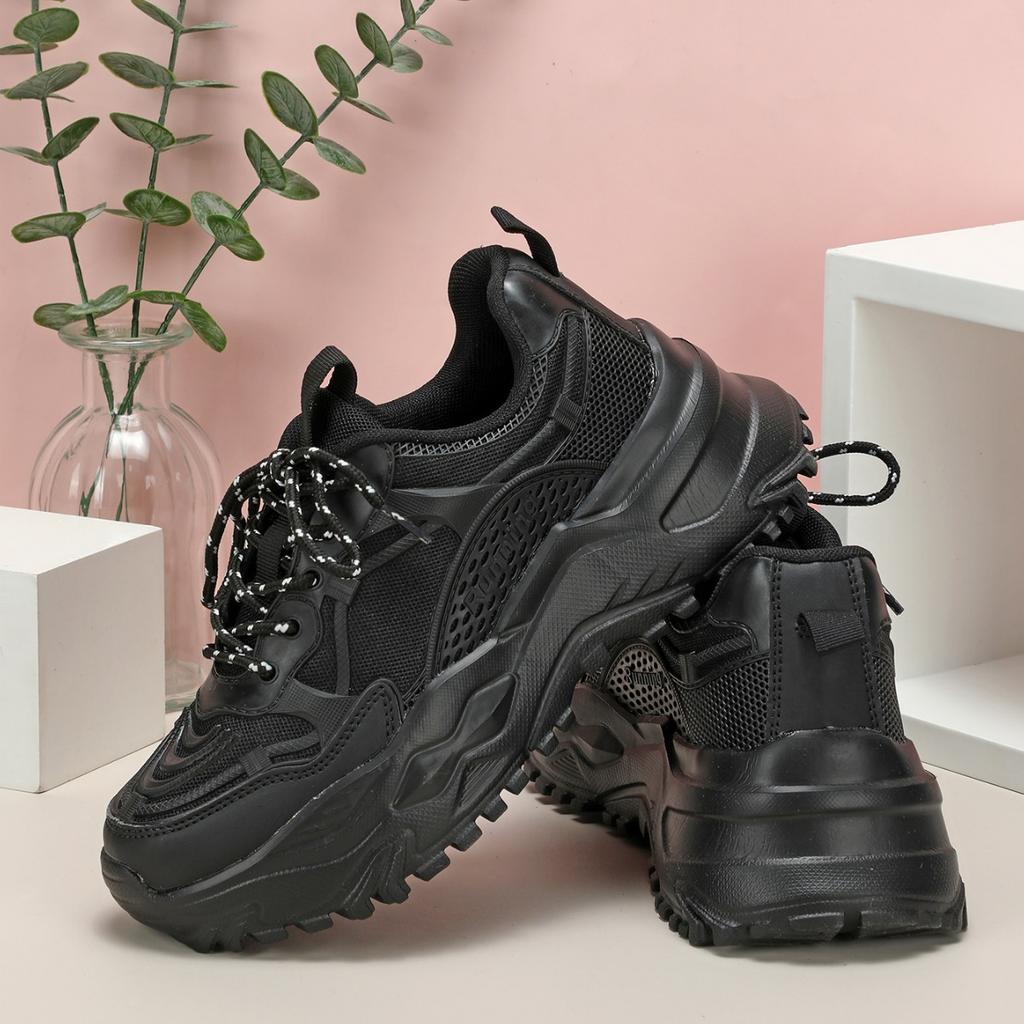 Platform dad shoes Jinjiang cold sticky shoes casual sports shoes soft sole comfortable outdoor trendy shoes