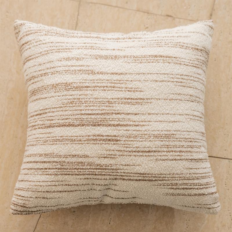 Jacquard Cushion Cover With Stripe Pattern 2 Size For Sofa Or Bedroom