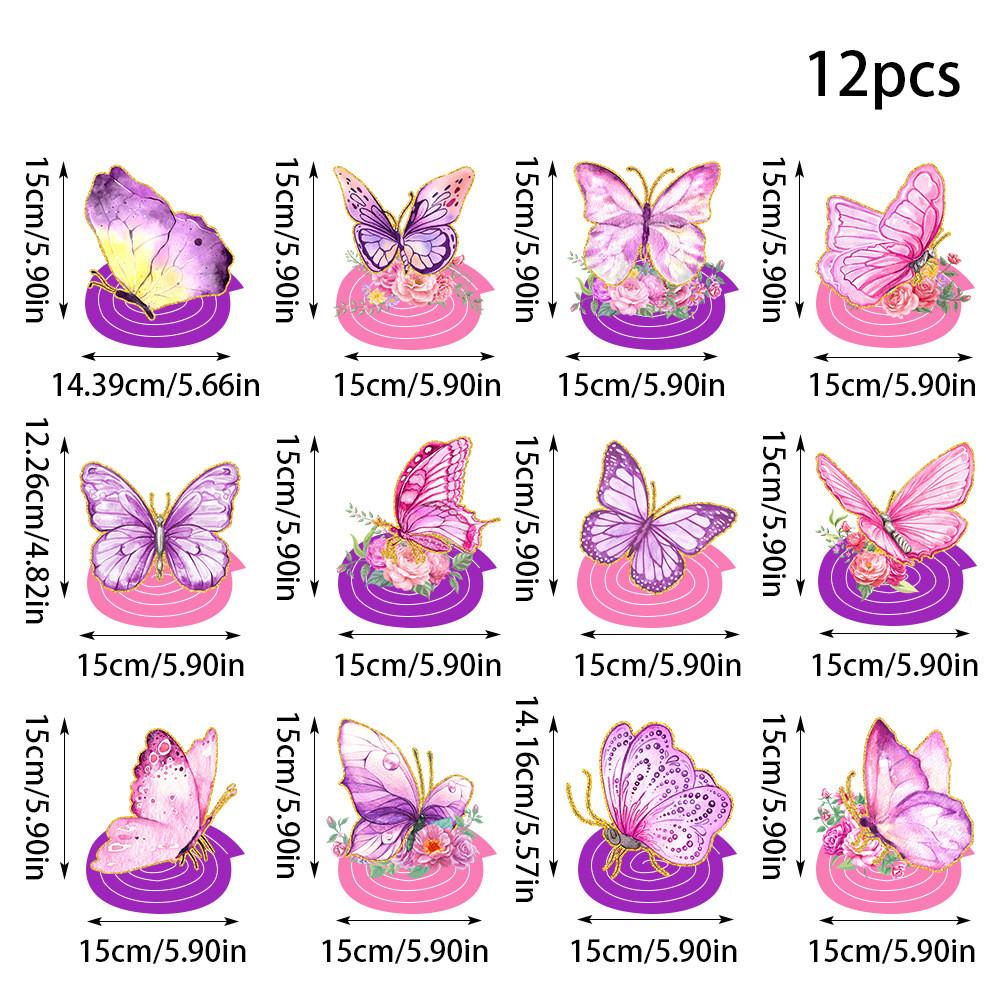

Elegant Butterfly Paper Spiral Pendant For Event Backdrop And Decorations Party