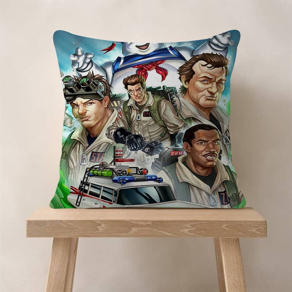 Retro CClassic GGhostbusters Personalized Picture Text Home Decorative Pillows Household Gifts xcm