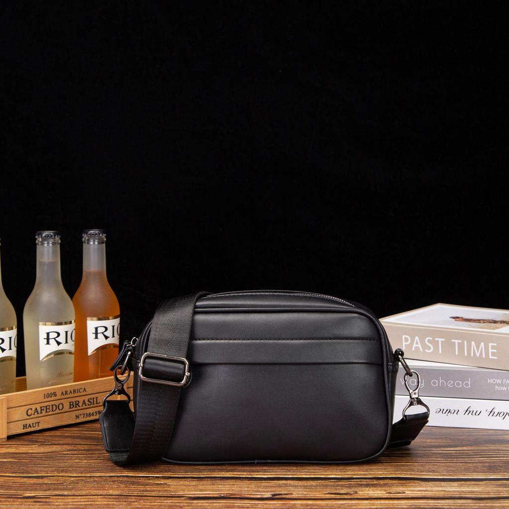 Koreańska Męska Torba Codzienna na Ramię typu Crossbody w Kratę