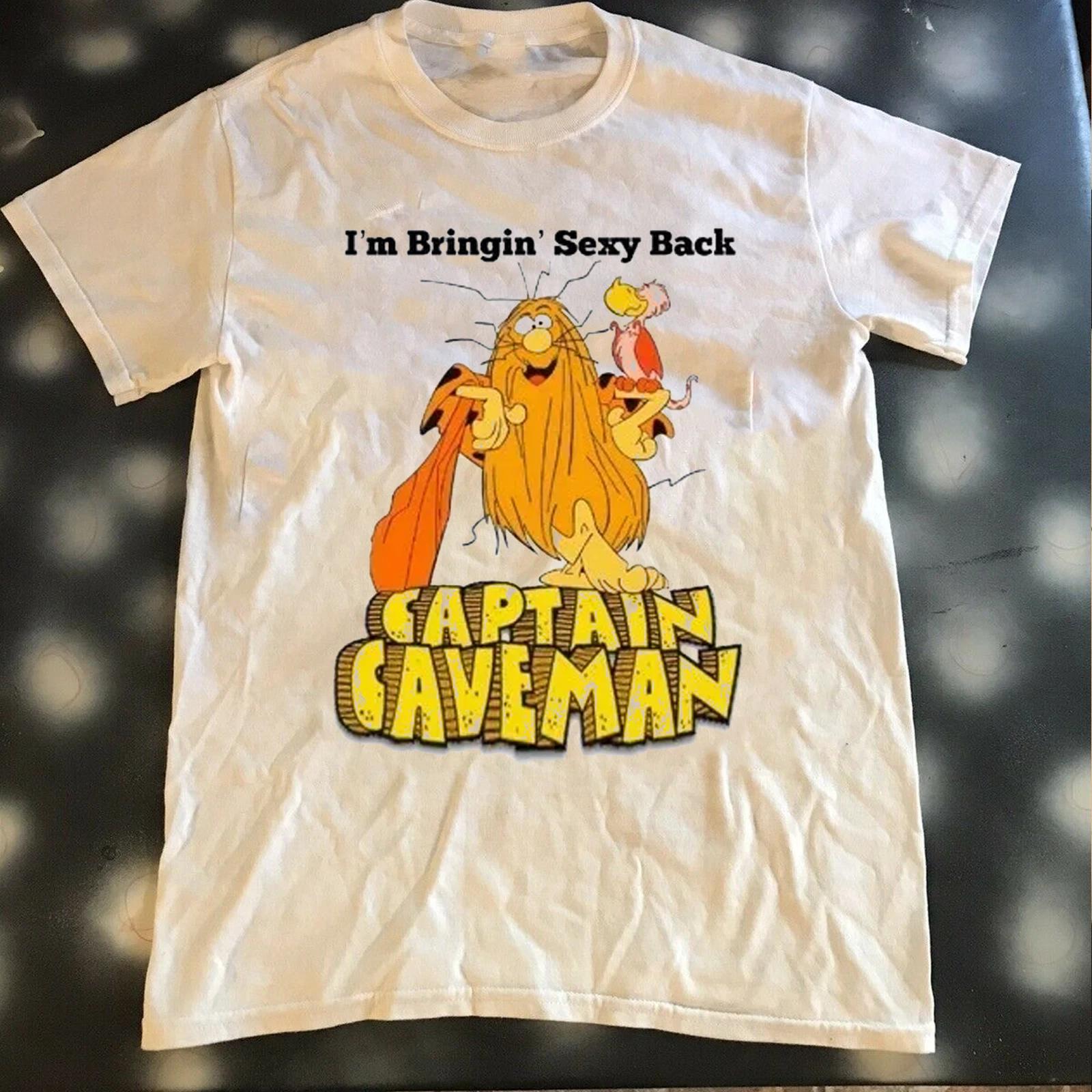 Captain Caveman Animated 80s TV Show Cartoon Kids Cool Gift Tee T Shirt SG8178 XS
