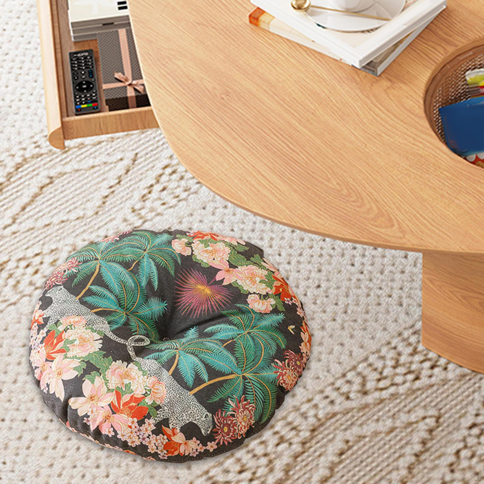 

Татами коврик подушка для стула напольный круг для просмотра телевизора йога офис Coconut tree pattern