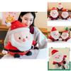 Charming Santa Claus Plushie With Plush Reindeer And Snowman Pillow Perfect For Holiday Decor