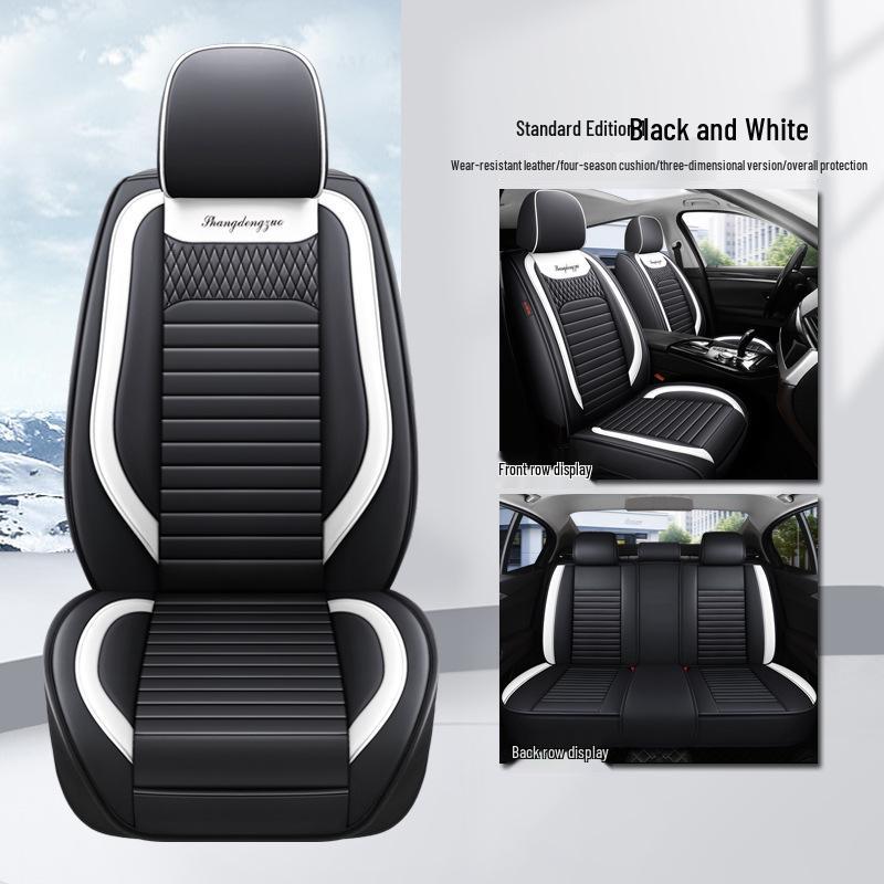 Buick Excelle GT/XT 2021 Lädersätesskydd för 13/14/15-modeller - Fullständigt skydd, Design för fem säten