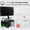 Yunquehe VESA Mount Adapter for LG Monitors Supports 75×75 and 100×100 mm Compatibility