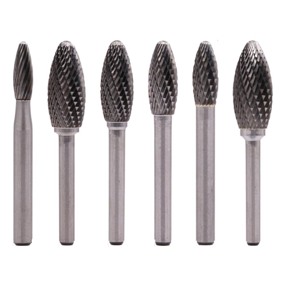 Double Slot File 12mm Rotary File High-Speed Cutter Long Lifespan Tool Safe Operation Design Metal Fabrication