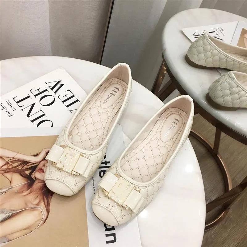 Fashion Comemore Comfortable Ballet Flats 2025 Women's Elegant Red Loafers Leather Moccasins Summer Footwear Slip-on Shoes for Women