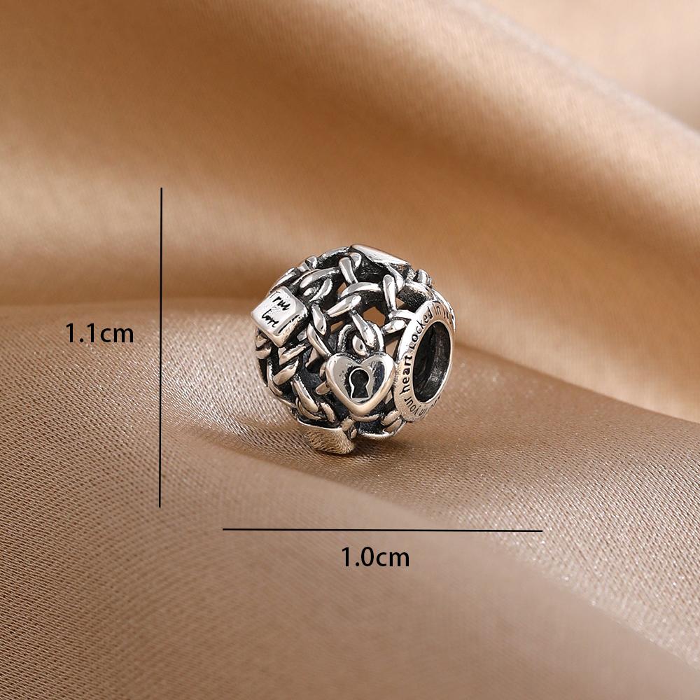 

New 925 silver pendant suitable for bracelet accessories women s jewelry white series lucky grass pendant