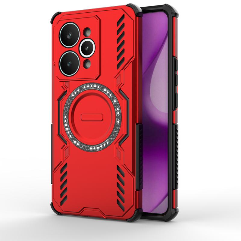 

For Realme 15 15 Pro 5G Case Shockproof Magnetic Adsorption Durable PC+TPU Heat Dissipation Bumper Cover realme 15 Pro