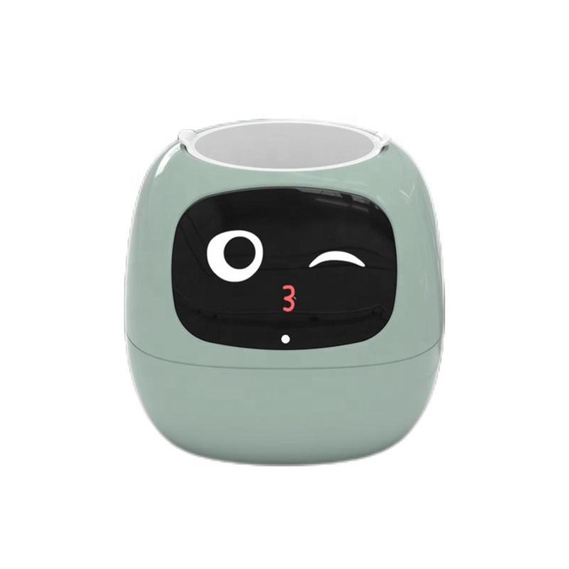 Automatic Water Absorbing Flower Pot AI Sensor Digital Pet Flowerpot Plastic Mini Plant Pot Desktop Intelligent Smart Planter