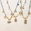 Multilayer Coastal Themed Jewelry Adjustable Length Necklace Ideal For Swimwear And Summer Dresses