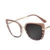 Retro Square Oversized Frame Myopia Glasses Anti Blue Light Computer Women Near Sight Eyewear Prescription Nearsight