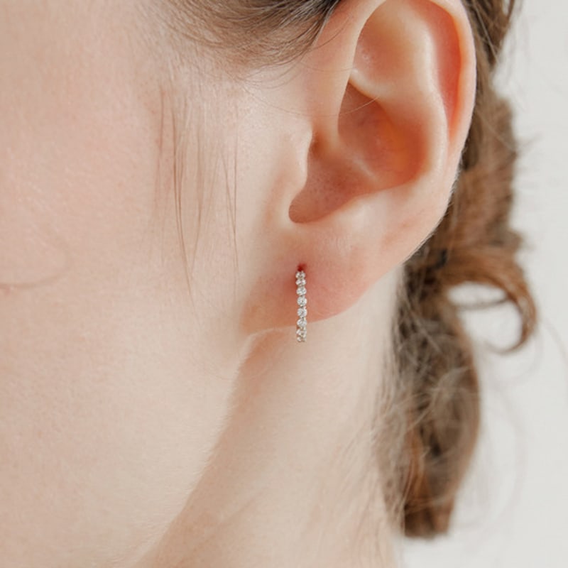 byweekend [Mamre]14k Cubic ring earring