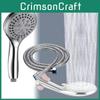 Luxurious American Style Handheld Shower Head With 1.5m Hose And Drill-free Mount