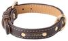 Petio Porta Classic Soft Leather Dog Brown Collar, 24mm,