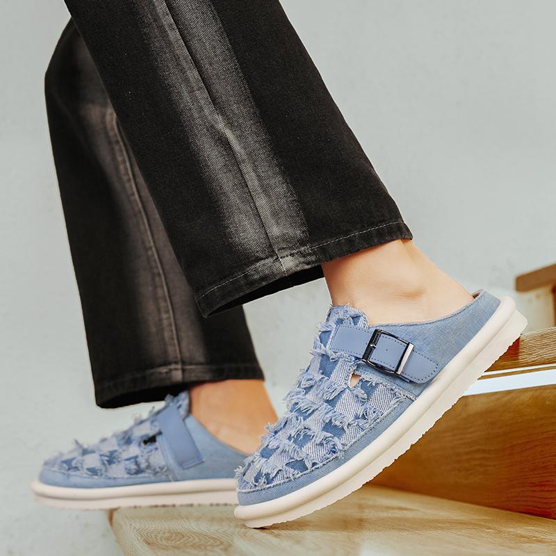 Men's Fashion Leisure Slippers Summer Outdoor Breathable Walking Shoes Indoor Lightweight Soft One Stirrup Home Shoes  New