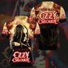 Rock Ozzy Osbourne Band 3d Print T-shirt Men Women Fashion Hip Hop Short Sleeve Oversized Sports O-Neck Men Tops Tees
