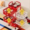 Mobile Floor-standing Storage Rack with Wheels for Bedroom, Living Room, Snacks, Essentials, and Vegetables