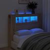 VidaXL LED Headboard, Bed Frame Headboard, Double Bed Accessory, Home Interior Bedroom Furniture, 837339