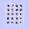 20Pcs/Box Nail Manicure Decor Gloss Three-dimensional Shining Art Sparkling DIY Faux Diamond Nail Alloy Decor