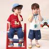 LUSON Baby Boy Embroidered Denim Shorts