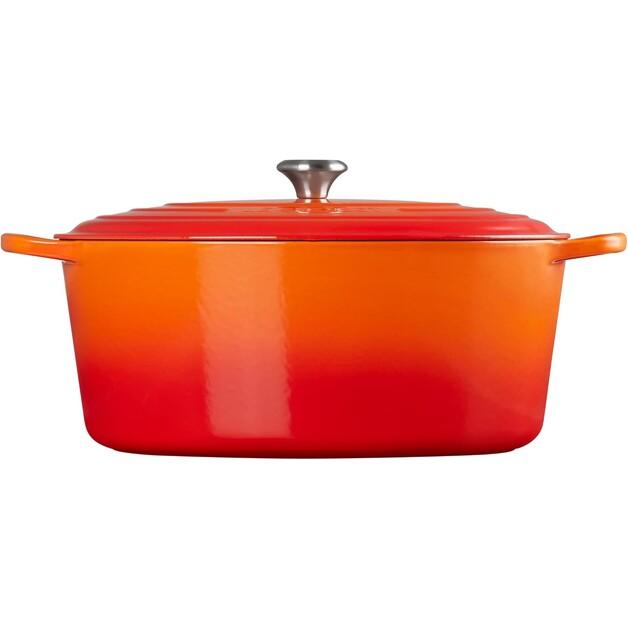Чугунная жаровня Le Creuset Signature овальная 40 см духовка красная 14,8 л (21178400902430)