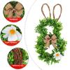 2026 Easter Wreath: Simulated Greenery, Dry Branches & Rabbit Decor for Wall Hanging