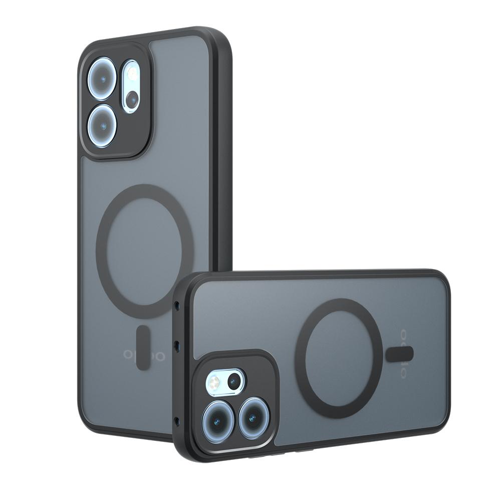 14F for Magsafe Magnetisk Deksel for OPPO Reno 14Pro 14F Matt Støtsikkert Trådløs Lading Hardt Funda Bakdeksel